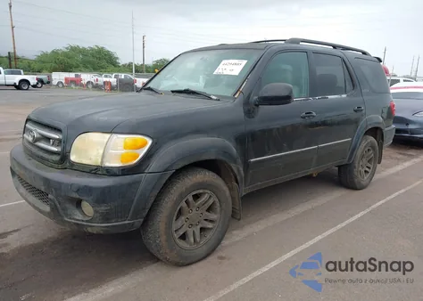 2003 Toyota Sequoia Limited V8 from USA, damaged, VIN 5TDZT38A63S147227